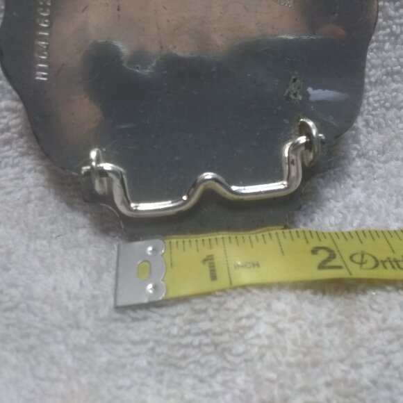 Montana Silversmiths Gold Dancing Horse Buckle Custom Silver Engraved Great !!! main image 5